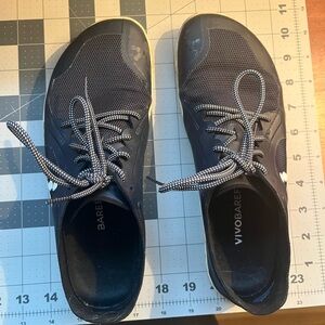 Vivo Barefoot Navy and White Athletic Shoes